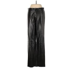 VTG The Original Leather Line New New York Buttery Black Leather High Waist 6